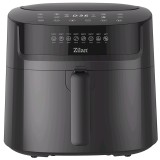 Friteuza cu aer cald Zilan, putere 1800 W, ecran digital, 6.5 l, panou cu comenzi tactile, Negru