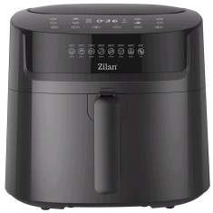 Friteuza cu aer cald Zilan, putere 1800 W, ecran digital, 6.5 l, panou cu comenzi tactile, Negru foto