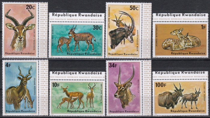 Rwanda 1975 - Antilope, MNH