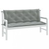 VidaXL Pernă bancă de grădină 2db melanj gri deschis 150x50x7cm textil 4002608