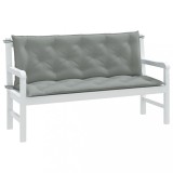 vidaXL Pernă bancă de grădină 2db melanj gri deschis 150x50x7cm textil