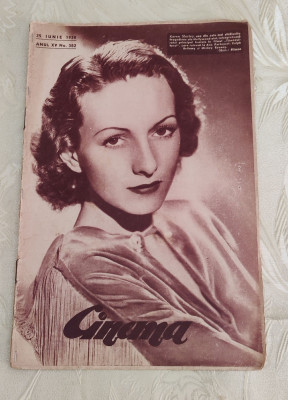 Revista CINEMA (25 iunie 1938) - Anul XV nr. 382 foto