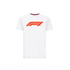 Formula 1 tricou de bărbați logo white 2020 - XXL