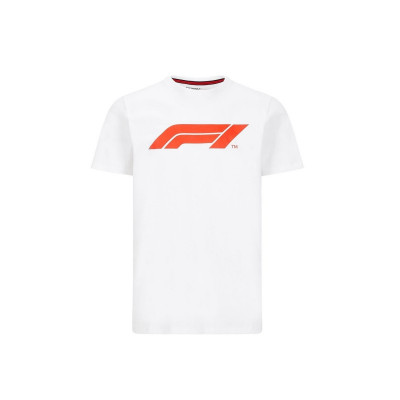 Formula 1 tricou de bărbați logo white 2020 - XXL foto