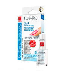 Tratament unghii 3 in 1 Top coat, Eveline Cosmetics 12 ml foto