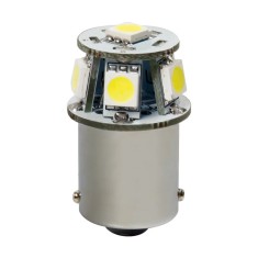 Bec Hyper-Led18 - 6SMD 12V frana soclu metal BA15s 1buc - Alb Garage AutoRide foto
