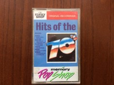 hits of the 70`s caseta audio various compilatie muzica rock pop funk soul CBS