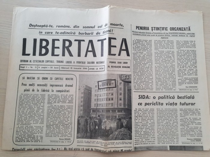 libertatea 10 ianuarie 1990-articole revolutia romana