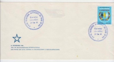 B16 - FDC - Angola - istorie - 1981 foto