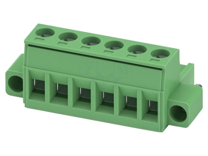 Conector regletă deconectabilă, 6 pini