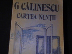 CARTEA NUNTII-G. CALINESCU-287 PG- foto