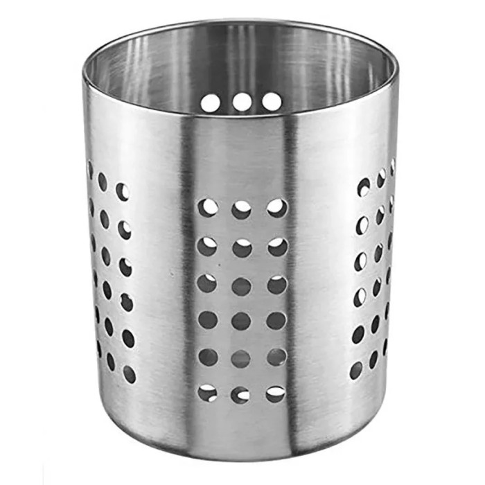SUPORT USTENSILE INOX D12xH14 CM, VANORA HOME