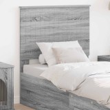 vidaXL Tăblie cap cu headboard Gri Sonoma 80 cm Lemn compozit 887820