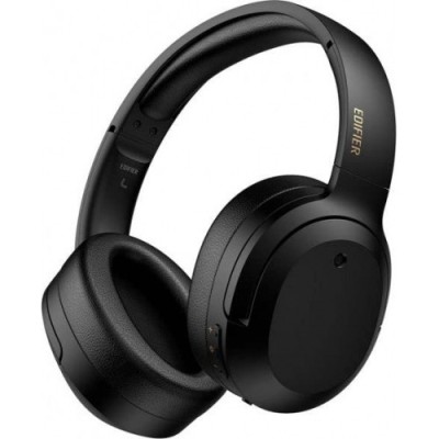 CASTI Edifier, wireless, cu fir, standard, utilizare multimedia, smartphone, microfon pe casca, conectare prin Bluetooth 5.2, USB-C, ANC, negru, &amp;amp;quot foto