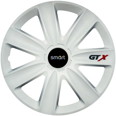 Set 4 Capace Roti GTX Alb R15, Compatibil Cu Smart foto