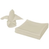 Cumpara ieftin Servete de masa, 50 x 50 cm, crem, 10 buc.