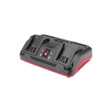 Incarcator dublu pentru acumulator, 2x20V, Worcraft