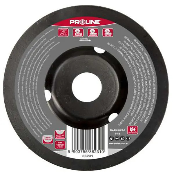 Disc Proline Raspel Conic Mediu Diametru 125 mm