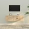Set dulap TV, 2 piese, stejar sonoma, lemn prelucrat