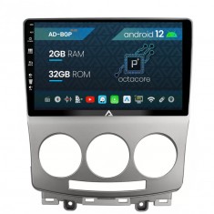 Navigatie Mazda 5 (2005-2010), Android 12, P-Octacore 2GB RAM + 32GB ROM, 9 Inch - AD-BGP9002+AD-BGRKIT324