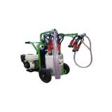 Mulgatoare Vaci Green Line T240 Aluminiu PC, bidon 40l aluminiu, motor 6.5 CP, 2 posturi, Grup Colector Plastic, Tanc Vacuum Inclus