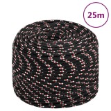 Cumpara ieftin Franghie de barca, negru, 10 mm, 25 m, polipropilena