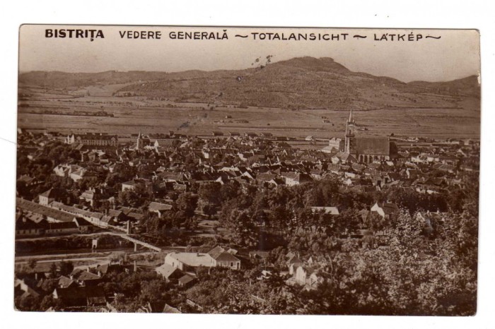 BISTRITA VEDERE GENERALA PANORAMICA BISERICI