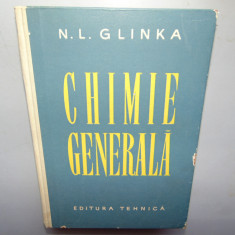 CHIMIE GENERALA -N.L.GLINKA ANUL 1958