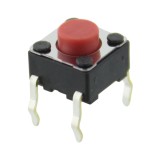 Microintrerupator 6x6x5mm, (ON)-OFF, SPST, ALPS, SKHHARA010, T157063