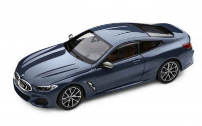 Macheta Oe Bmw Seria 8 Coupe Barcelona Albastru Metalic 1:18 80432450995 foto