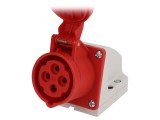 Conector Alimentare AC Trifazat 16A 400V IP44 Soclu Mamă