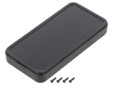 Carcasă universală neagră ABS IP40 45x90x12mm