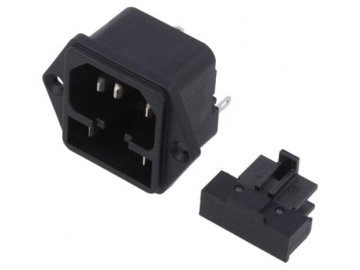 Conector Alimentare AC 10A 250V IEC 60320 foto
