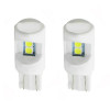 Set 2 x Becuri auto, 6LED SMD, T10, 10W