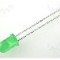 Dioda LED 5mm, verde, convex, 12...14V, KINGBRIGHT ELECTRONIC - L-53GD-12V