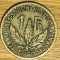 Togo mandat francez - raritate coloniala - 1 franc 1925 - extrem de greu de gasit !