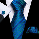 Set cravata + batista + butoni - matase - model 672