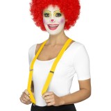 Bretele clown galbene