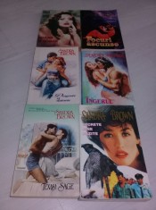 carti vintage Sandra Brown,Lot 6 carti de colectie,Roman DRAGOSTE,RARE,T.Gratuit