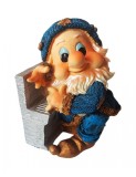 Cumpara ieftin Statueta decorativa Pitic cu pian, Rosu, 21 cm, 356325DV-1