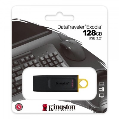 Memorie Externa USB-A 3.2 Kingston DT Exodia, 128Gb DTX/128GB foto