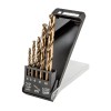 Set burghie metal HSS-TIN 4,0-10mm/5buc. GRAPHITE 57H196 HardWork ToolsRange