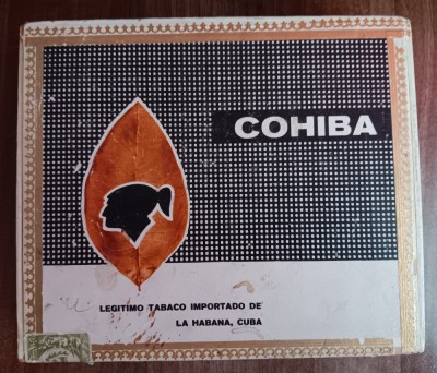 C11 6 - Cutie colectie - tabac / trabucuri - Cohiba - Habana - Cuba foto