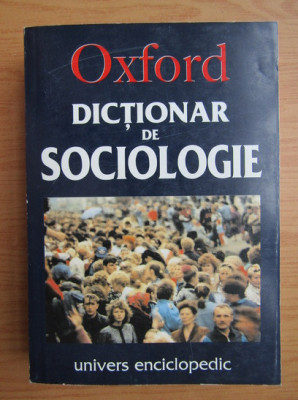 Oxford, dictionar de sociologie foto