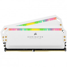 Memorie Corsair DOMINATOR PLATINUM XMP 2.0 White Heatspreaders, DDR4, 3200MHz 32GB (2x16GB), CL16, RGB