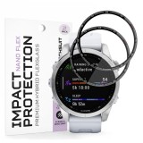 Folie Garmin Fenix 7S Asteroid GSM Nano Flex, negru, (Pachet 2 buc.)