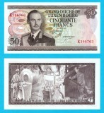 Luxemburg (pick 55) 50 Francs 1972 UNC; Marele Duce Jean