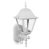 Corp iluminat montaj perete e27 ip44 - alb mat, V-TAC