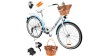 Bicicleta Dama Oras MalTrack 26 inch, Cadru Otel 17&quot;, Albastru, Cos Rachita, Frane V-Brake/Tambur, Max 120kg