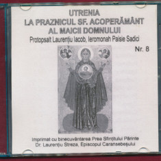 "Utrenia la Praznicul Sf. Acoperământ" - Protopsalt Laurenţiu Iacob - CD audio